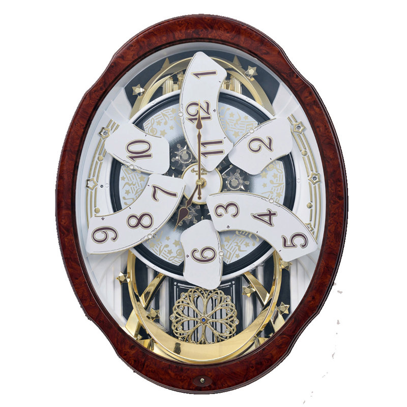 Rhythm Magic Motion Wall Clock & Reviews Wayfair